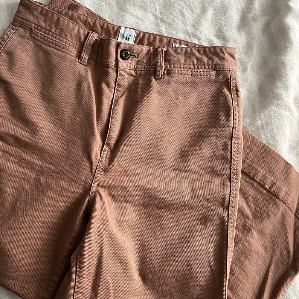 Gap High Rise Wide Leg Crop Pants